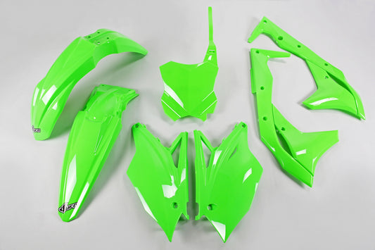 X-fun plastic kit Fluor Groen Kawasaki KX 250F 18-20