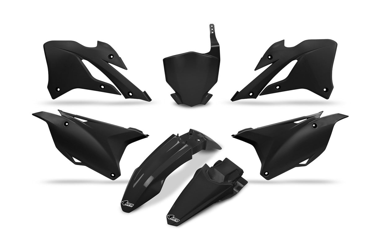 UFO plastic kit Zwart Kawasaki KX 85 2026-2027 & KX 112 2026-2027