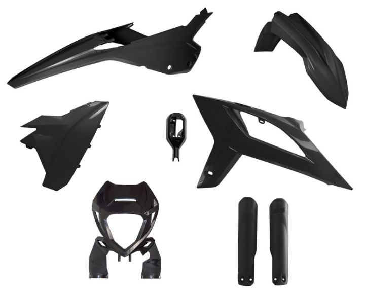 Racetech plastic kit Zwart Beta RR 250/300/350/430/480 20-