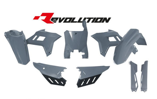 Racetech plastic kit Quantum Grijs CRF Revolution Honda CRF 250R 2022- & CRF 450R 2021-