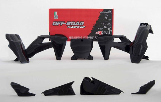 Racetech plastic kit Zwart Husqvarna TC/FC 125/250/350/450 2019-2022