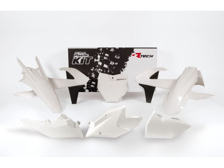 Racetech plastic kit Wit KTM SX 125/150 16-18 & SX 250 17-18 & SX-F 250/350/450 16-18