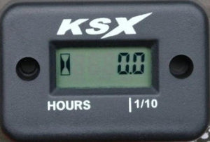 KSX Compteur-heures avec fil noir