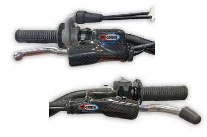 Pro Carbon koppeling en remhendel master cylinder bescherming set SX/SX-F … XC/XC-F 2014-2024 ( Brembo )