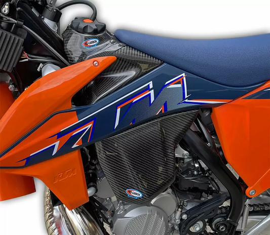 Pro Carbon benzinetank cover ( full set ) KTM EXC 250/300 TPI 2020-2023