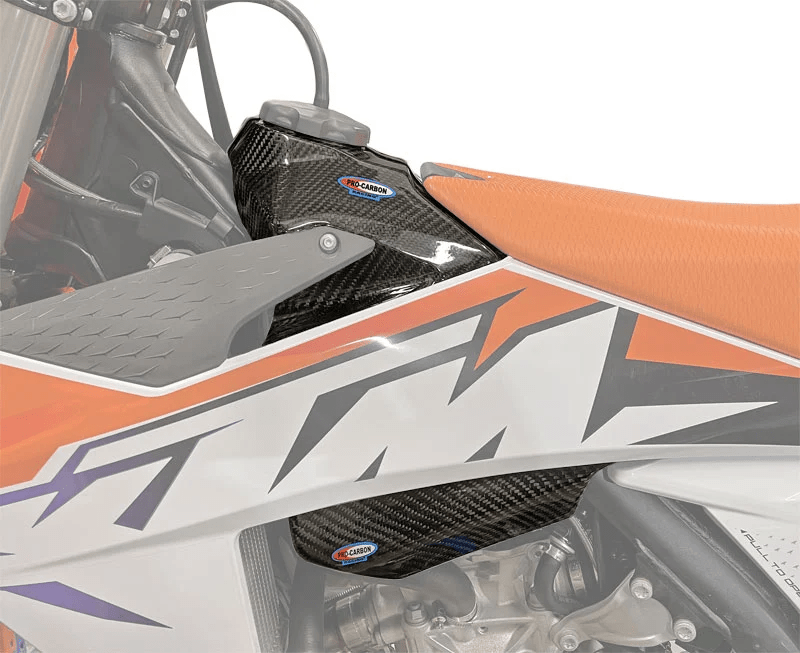 Pro Carbon benzinetank cover ( full set ) KTM SX 125/150/250/300 2023-2026 & SX-F 250/350/450 2023-2026 - MxProStoreParts
