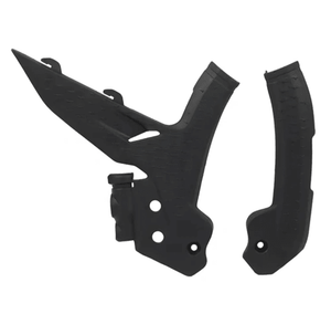 Protectoras de cuadro Braapp negras para KTM SX 125/250/300 2023- y SX-F 250/350/450 2023- y EXC/EXC-F 150/250/300/350/450/500 2024-