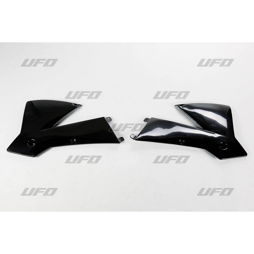 UFO radiator kappen Zwart KTM SX 125 02-04 & SX 250 01-04 & SX 450 03-04 & EXC 125/200/250/300/380/400/450 03-04
