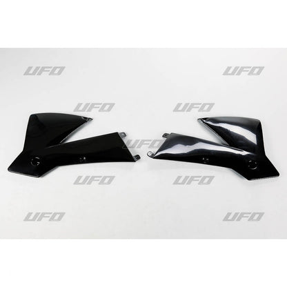 UFO radiator kappen Zwart KTM SX 125 02-04 & SX 250 01-04 & SX 450 03-04 & EXC 125/200/250/300/380/400/450 03-04