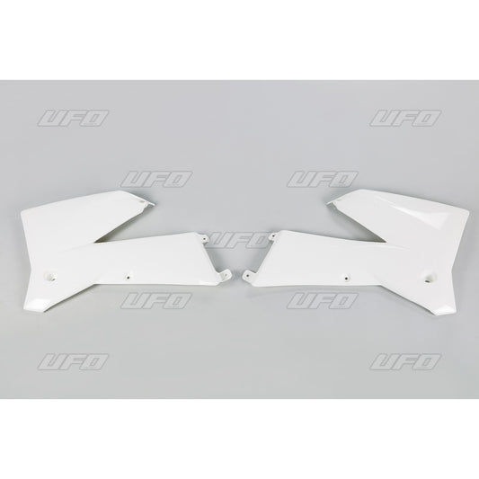 UFO radiator kappen Wit KTM SX 125/250/450/525 05-06 & SX-F 250 06 & EXC 125/200/250/300 05-07