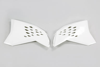 UFO radiator kappen Wit KTM SX/SX-F 125-450 2007-2010 & EXC/EXC-F 125-450 2008-2011