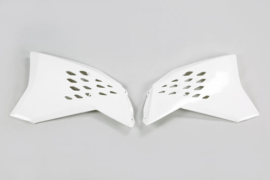 UFO radiator kappen Wit KTM SX/SX-F 125-450 2007-2010 & EXC/EXC-F 125-450 2008-2011