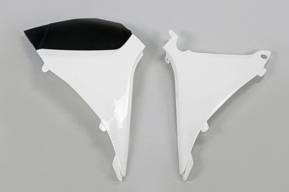 UFO air filter covers White KTM SX 125/150/250 11 &amp; EXC/EXC-F 125/200/250/300/450/500 12-13