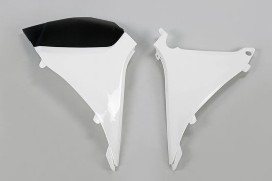 UFO air filter covers White KTM SX 125/150/250 11 &amp; EXC/EXC-F 125/200/250/300/450/500 12-13