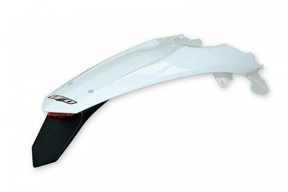 UFO Enduro achterspatbord Wit KTM EXC 125/150/250/350/450/500 12-16