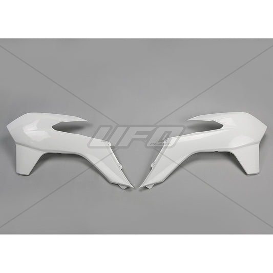UFO radiator kappen Wit KTM EXC 125/200/250/300/350/450/500 14-16 & SX/SX-F 125/150/250/350/450 13-15