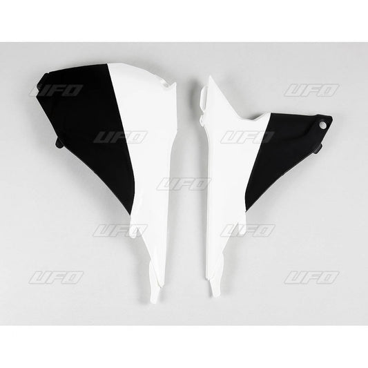 UFO luchtfilter kappen Wit / Zwart KTM SX 125/150 13-15 & SX 250 13-16 & SX-F 250/350/450 13-15