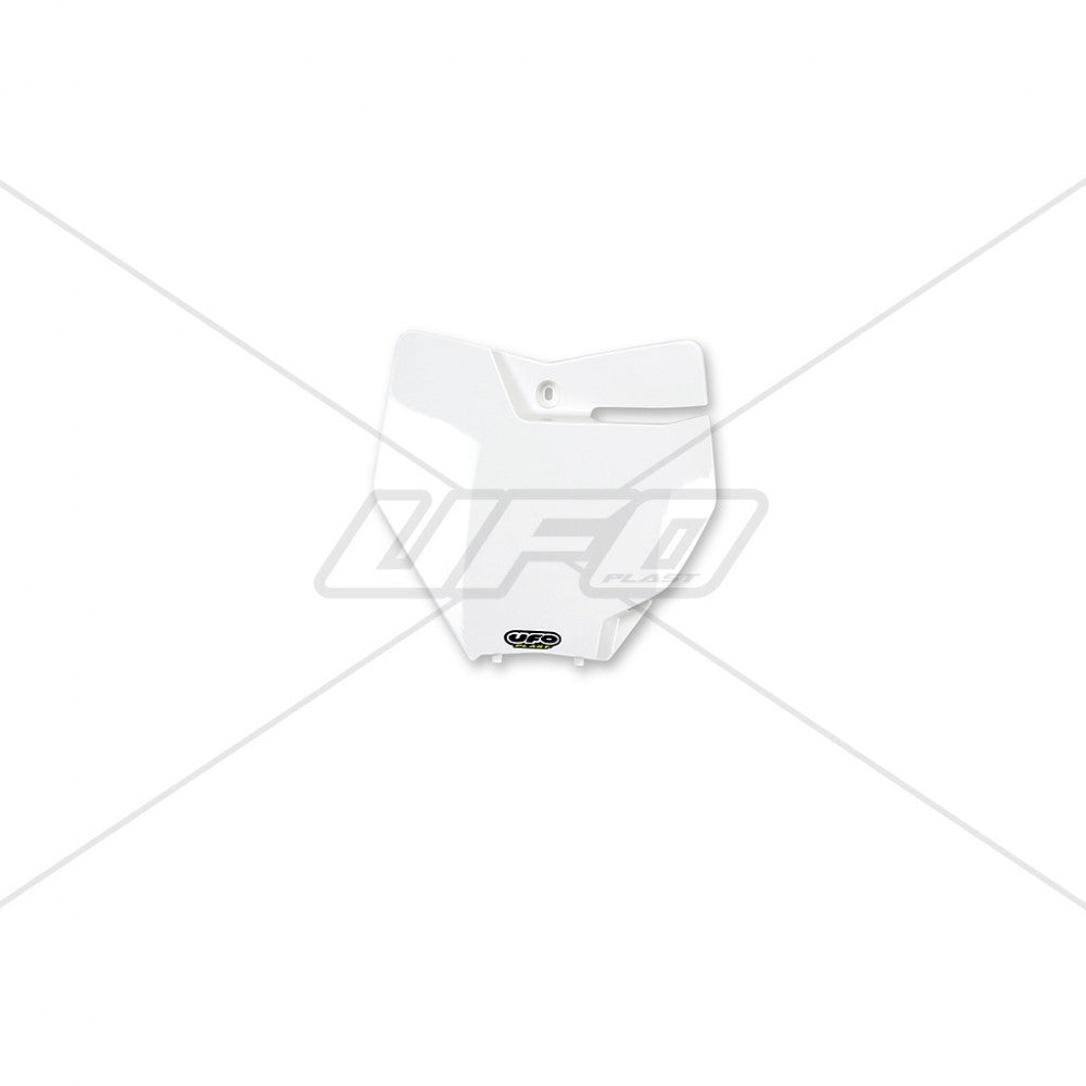 UFO voornummerplaat Wit KTM SX 125/150 16-18 & SX 250 17-18 & SX-F 250/350/450 16-18