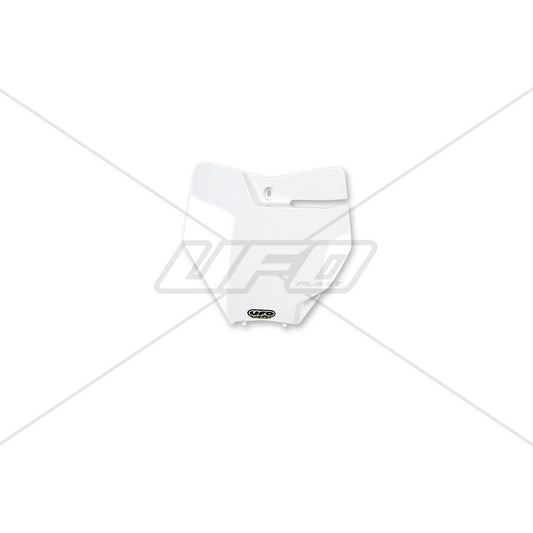 UFO voornummerplaat Wit KTM SX 125/150 16-18 & SX 250 17-18 & SX-F 250/350/450 16-18