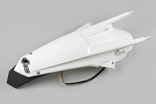 UFO Enduro achterspatbord Wit KTM EXC 125/150/250/350/450/500 17-19