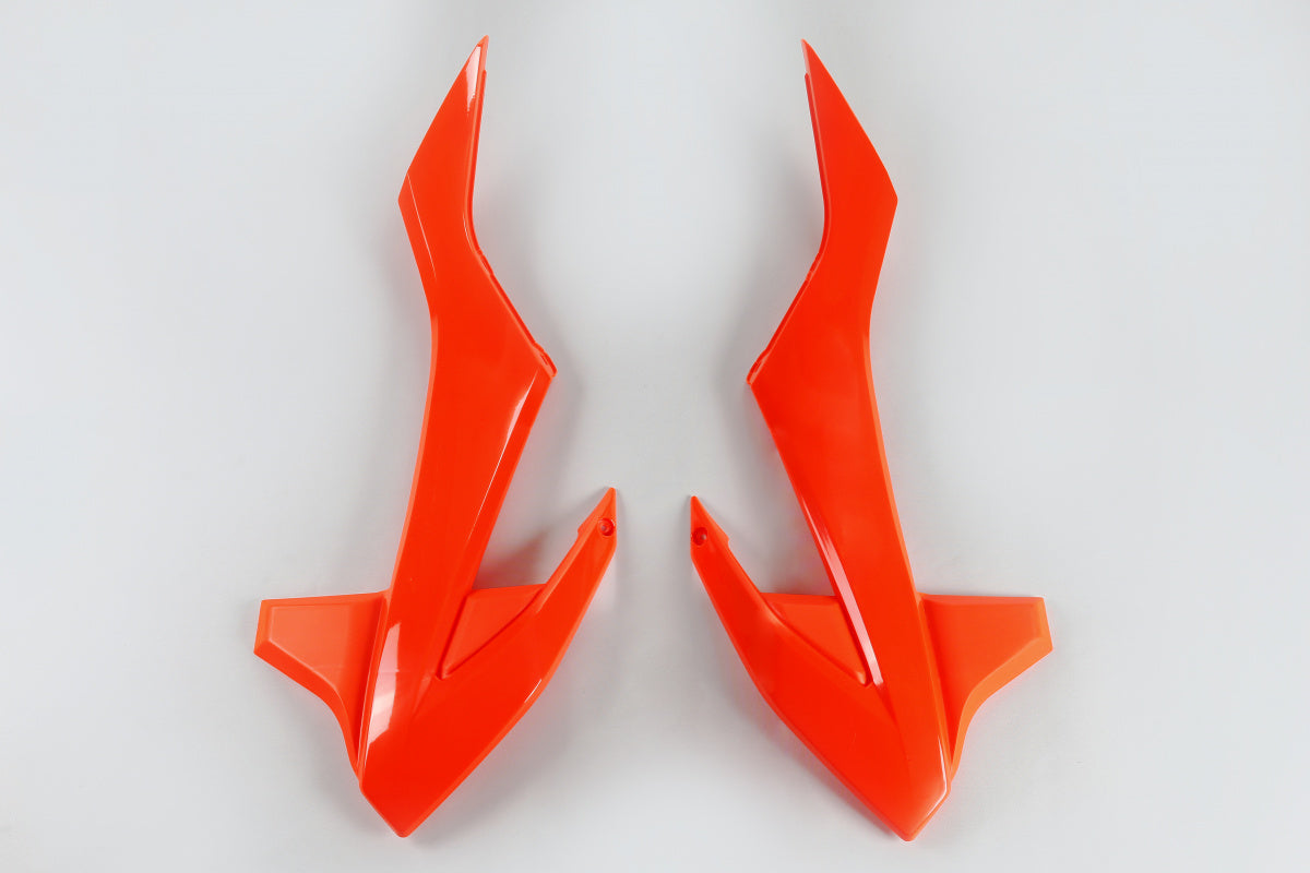 UFO radiator kappen Fluor Oranje KTM SX 85 2018- & Gas Gas MC 85 2021-
