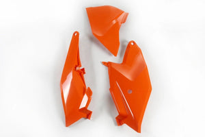 UFO License Plates + KTM Orange Air Filter Cover for KTM SX 85 2018- & Gas Gas MC 85 2021-