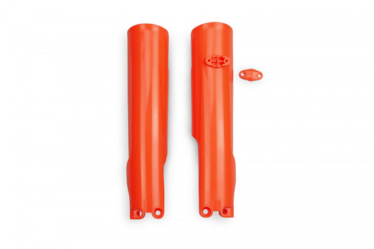 UFO voorvork beschermers Fluor Oranje ( Replica 2023 ) KTM/Husqvarna/Gas Gas