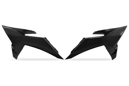 UFO Radiator Kappen Zwart KTM SX 125/150/250/300 2023-2026 &amp; SX-F 250/350/450 2023-2026 ( model 2025 )