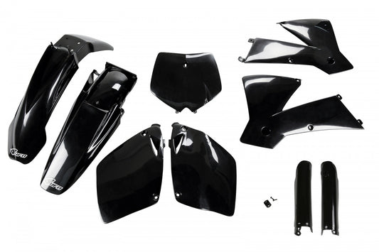 UFO plastic kit Zwart KTM SX 250/400 2001-2002 &amp; SX 125 2002 ( full kit )
