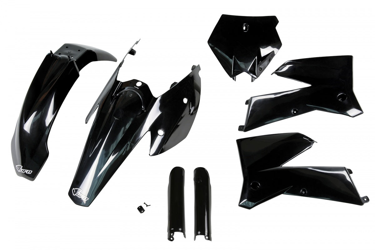 UFO plastic kit Zwart KTM SX 125/250 2005-2006 & SX-F 250 2005-2006 ( full kit )