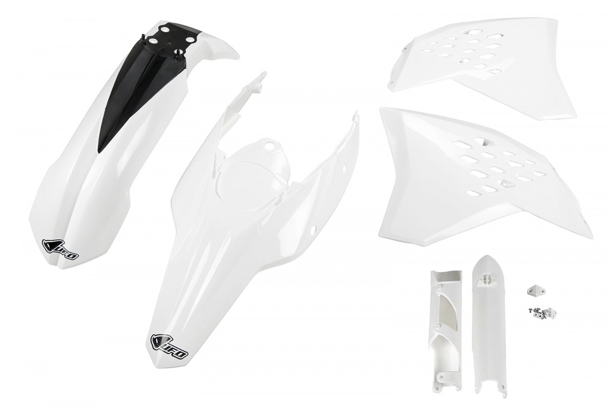 UFO plastic kit Wit KTM EXC 250/300/350/450/500 2009-2011 (full kit) (zonder koplamp plastic)
