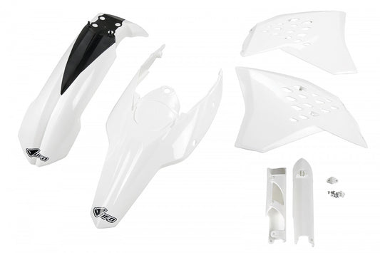 UFO plastic kit Wit KTM EXC 250/300/350/450/500 2009-2011 (full kit) (zonder koplamp plastic)