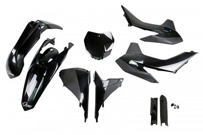 UFO plastic kit Zwart KTM SX/SX-F 125/150/250/350/450 2013-2014 ( full kit )