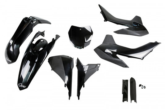 UFO plastic kit Zwart KTM SX/SX-F 125/150/250/350/450 2013-2014 ( full kit )