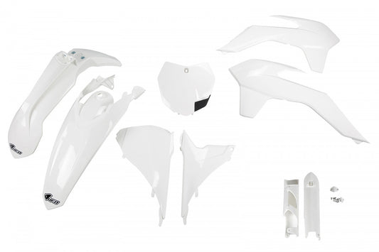 UFO plastic kit Wit KTM SX/SX-F 125/150/250/350/450 2013-2014 ( full kit )