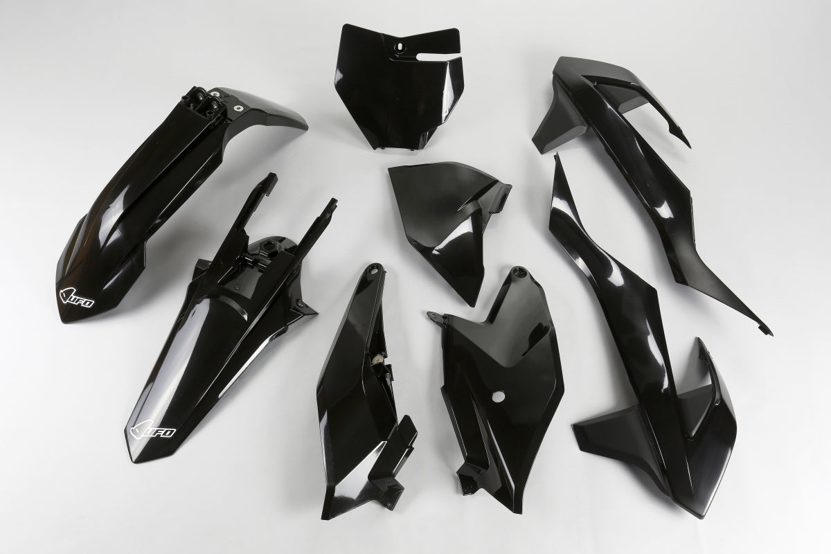 UFO plastic kit Zwart KTM SX 85 2018- &amp; Gas Gas MC 85 2021-