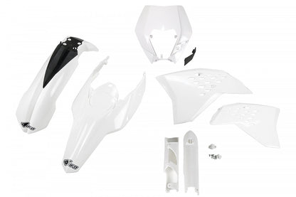 UFO plastic kit Wit KTM EXC 250/300/350/450/500 2009-2011 (full kit)