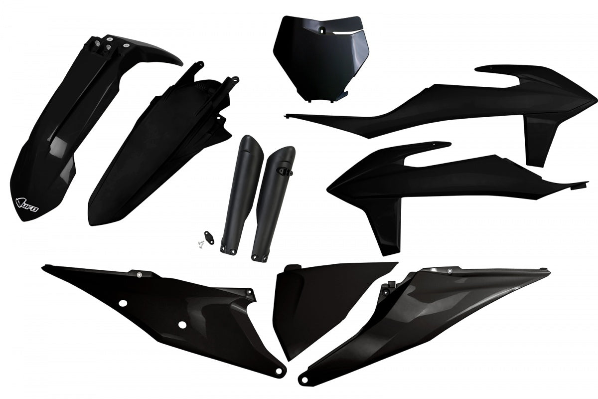 UFO plastic kit Zwart KTM SX 125/150/250 19-22 & SX-F 250/350/450 19-22 ( full kit )
