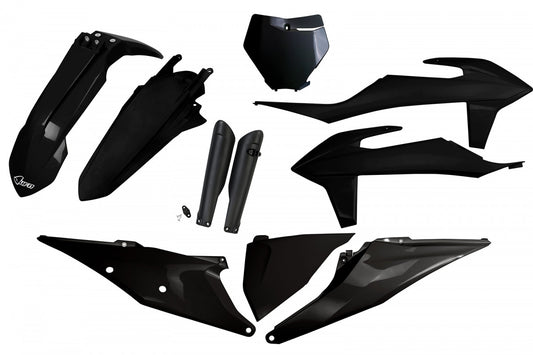 UFO plastic kit Zwart KTM SX 125/150/250 19-22 & SX-F 250/350/450 19-22 ( full kit )