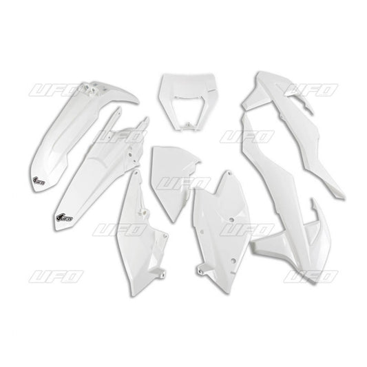 UFO plastic kit Wit met koplamp plastic KTM EXC/EXC-F 250/300/350/450/500 17-19