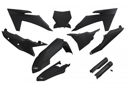 UFO plastic kit Zwart ( Full kit ) KTM SX 125/150/250/300 2023-2024 & SX-F 250/350/450 2023-2024