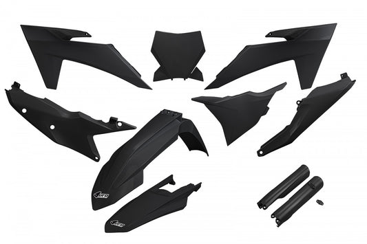 UFO plastic kit Zwart ( Full kit ) KTM SX 125/150/250/300 2023-2024 & SX-F 250/350/450 2023-2024