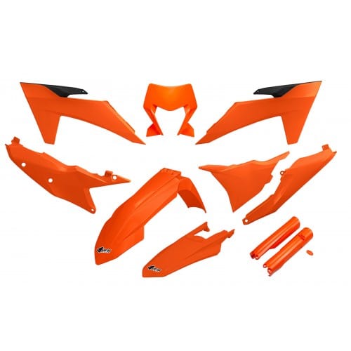 UFO plastic kit Oranje ( Full kit ) KTM EXC/EXC-F 250/300/350/450/500 2024- - MxProStoreParts