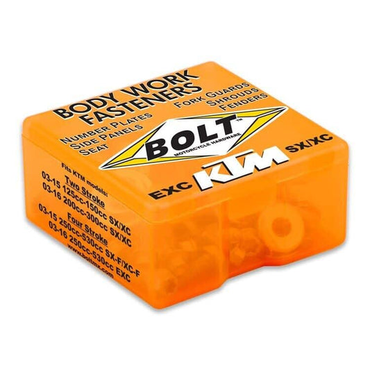Bolt Volledige plastic set schroeven set KTM SX 125/150/250 03-15 & SX-F 250/350/450 03-15 & EXC/EXC-F 250/350/450/500 03-16