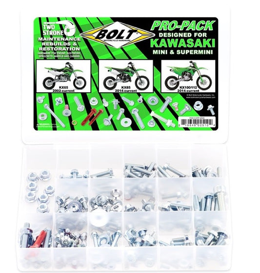 Bolt Pro Pack minis Kawasaki KX 65 2002- &amp; KX 85/100/112 2014-