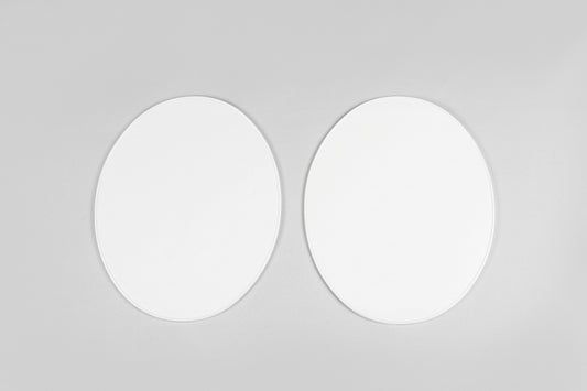 UFO voornummerplaat universeel Wit Oval plate since 1970 ( 2 stuks ) (kopie)