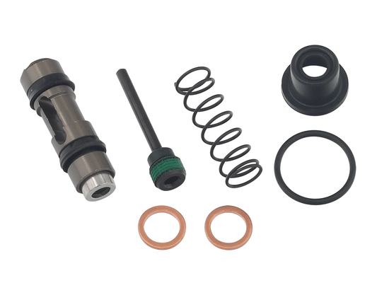 Sixty5 7-piece Master Cylinder Rebuild Kit for KTM/Husqvarna rear, includes piston, spring, seals, copper washers