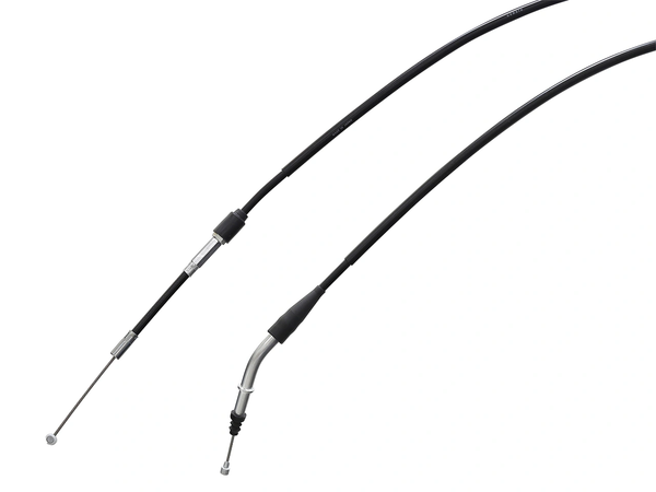 Two Sixty5 clutch cables for RM-Z250 19-22, black outer housing with metal fittings