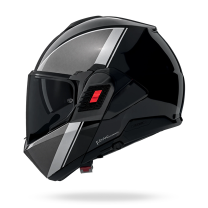 NOLAN N120-1 VERNICIATURA SPECIALE 341 systeemhelm S Black / Grey / Silver – N1F0007303415