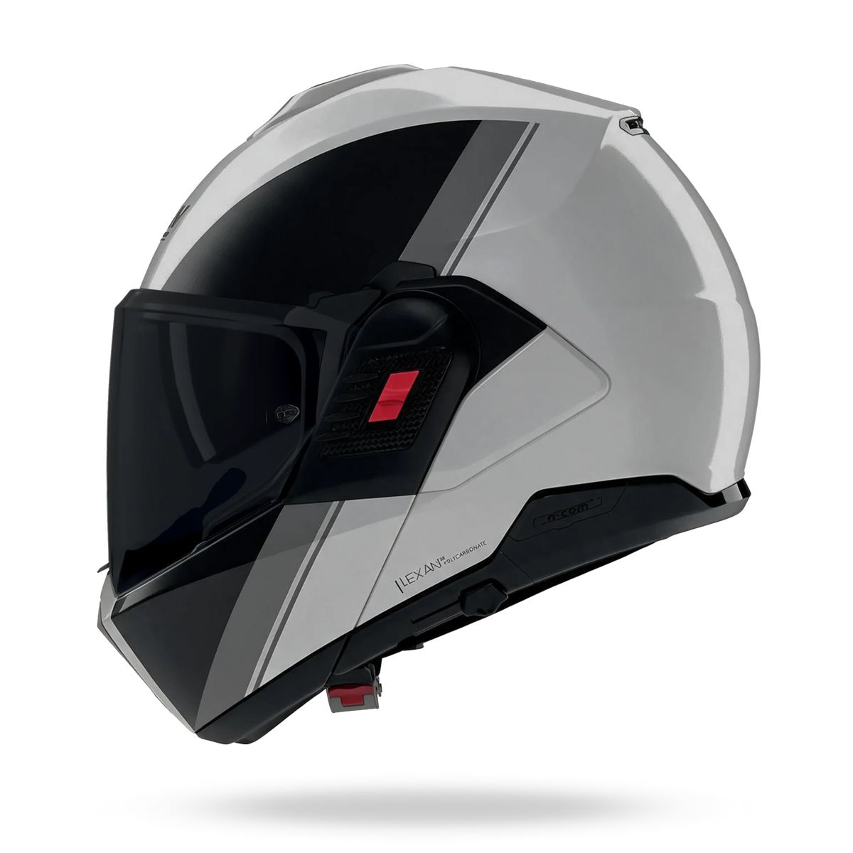 NOLAN N120-1 VERNICIATURA SPECIALE 355 systeemhelm XXL Grey / Black – N1F0007303558